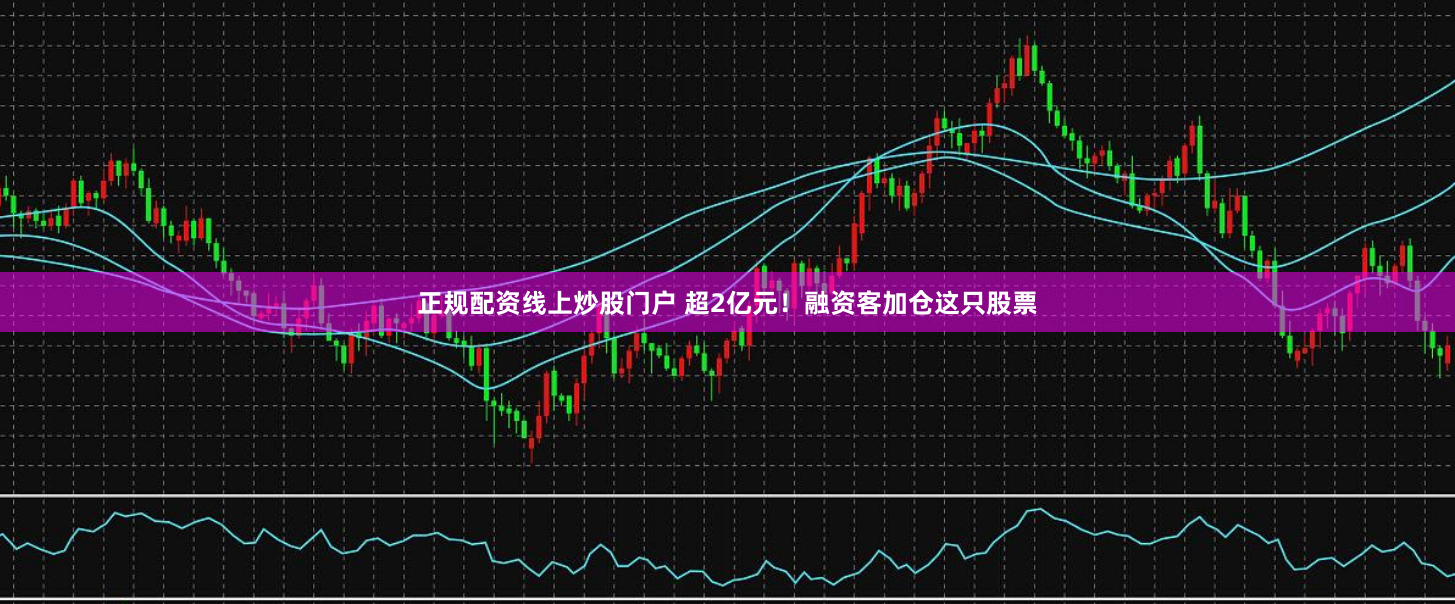 正规配资线上炒股门户 超2亿元！融资客加仓这只股票